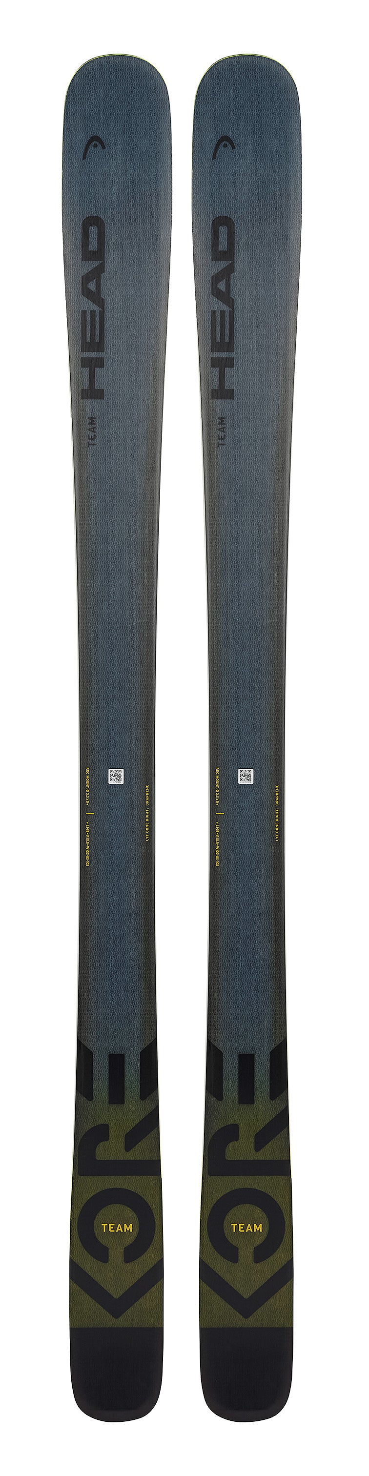 Kore Team SW anthracite/neon yellow Skis by HEAD