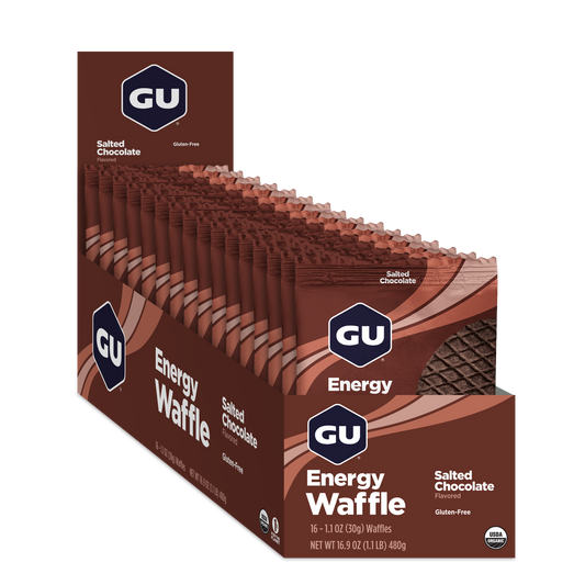 GU Energy Waffle - Box of 16 short dated - Adventure Outlet - New Zealand