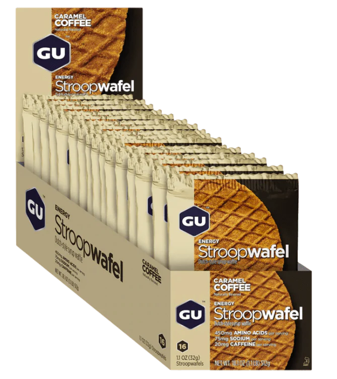 GU Energy Stroopwafel - Box of 16 (Best Before)