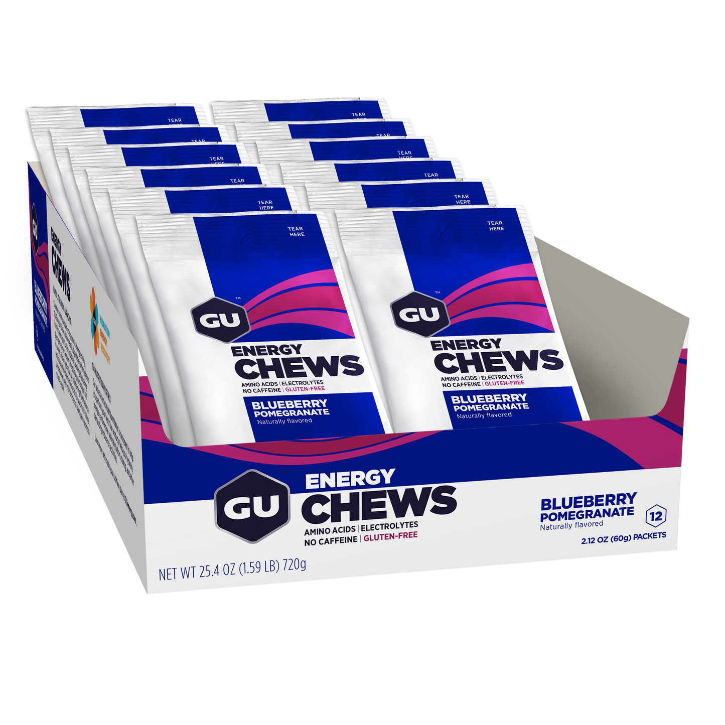 GU Chews (Box of 12) Best Before